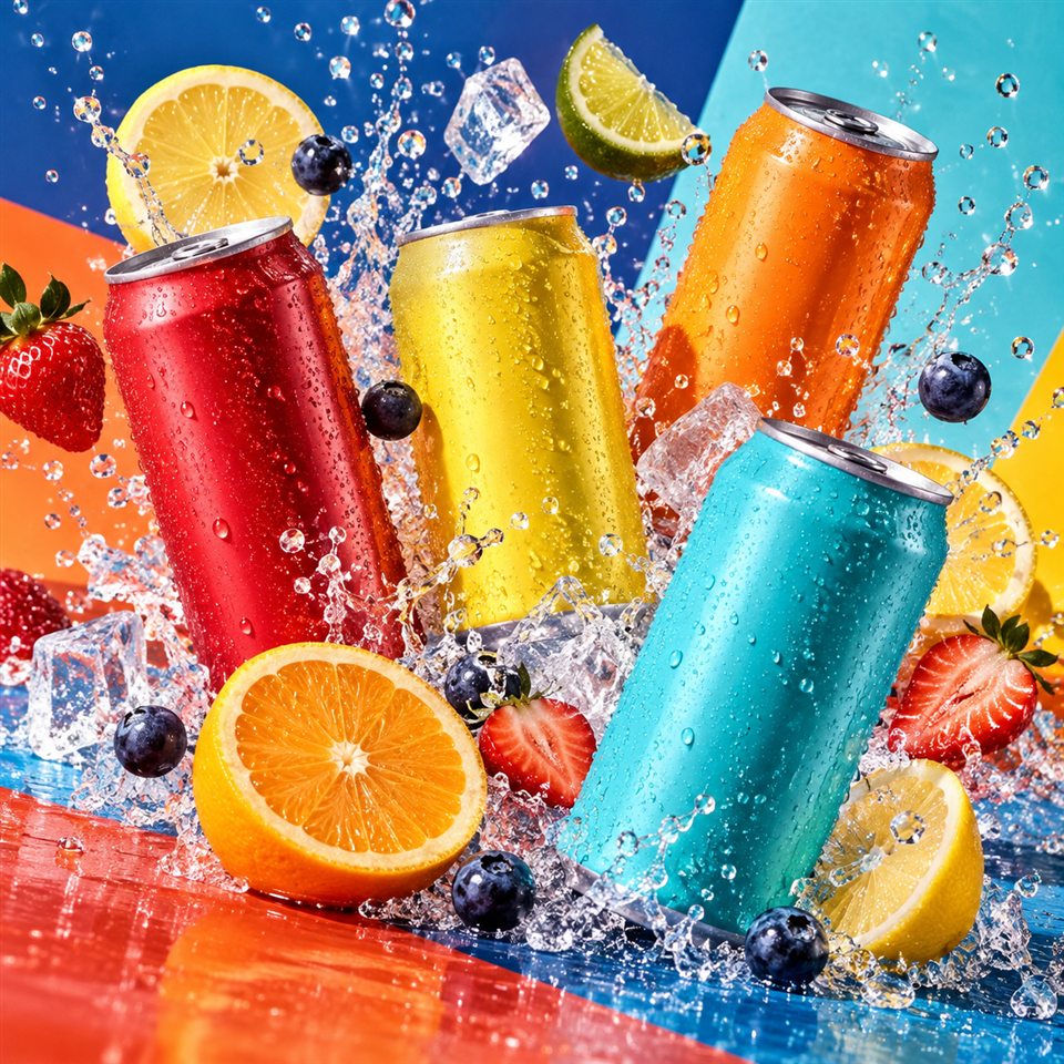 Post vibrante para Instagram de campanha de bebidas
